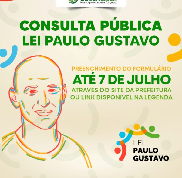 CONSULTA PÚBLICA – LEI PAULO GUSTAVO