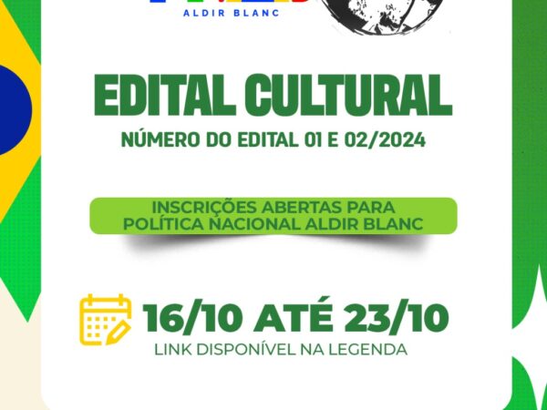 EDITAL CULTURAL